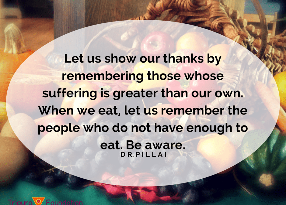 On Thanksgiving, Remember Those Less Fortunate…