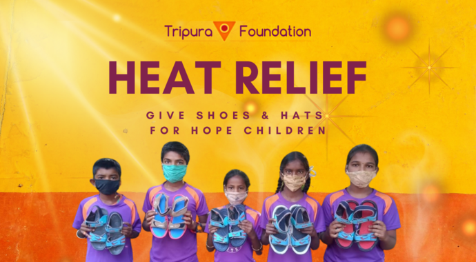 Heat Relief – Give Shoes and Hats for Hope Children