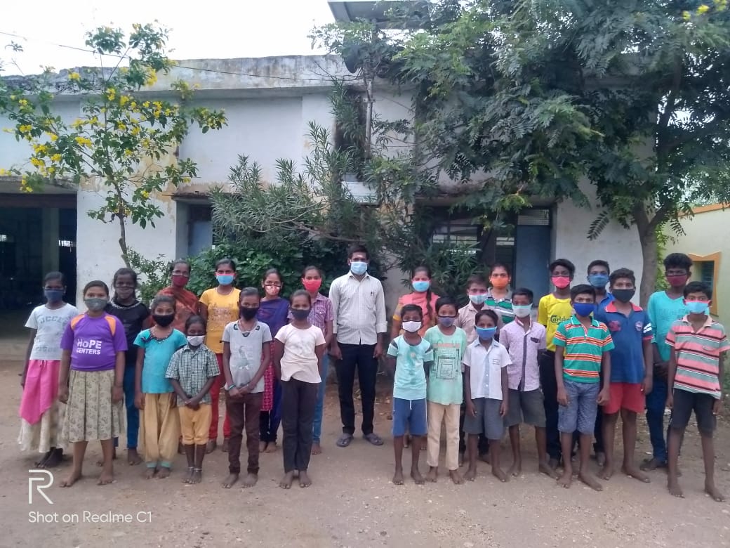 Hope children with Dr. Karthik