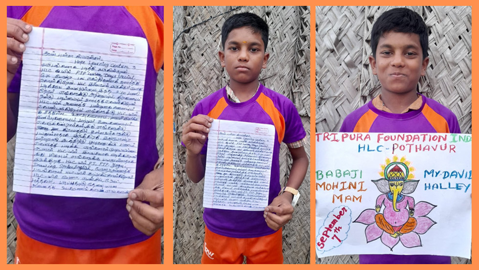A Letter from the Heart | A Bond Beyond Borders Between Sharish & His HoPE Station Sponsor